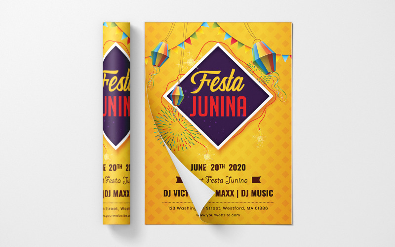 Download Фирменный стиль "Festa Junina - Corporate Identity Template" / Festa Junina - Corporate Identity Template - Фирменный стиль на тему графика carnival,america,colourful,tradition,flier,brazil,decoration,holiday,vector,background,invitation,happy,party,latin,celebration,brazilian,festival,garland,june,day