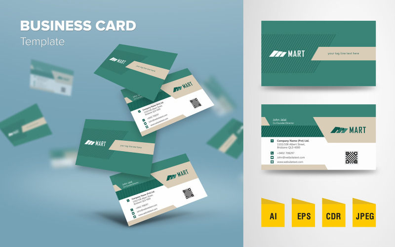Download Фирменный стиль "Modern Business Card - Corporate Identity Template" / Modern Business Card - Corporate Identity Template - Фирменный стиль на тему графика corporate,business card,clean,creative,design,elegant,professional,stylish,unique,modern,print,printing,layout,template,visiting card,card,business,id,flat,stationery