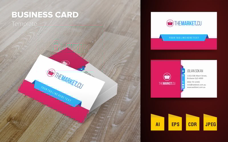Download Фирменный стиль "Modern Business Card - Corporate Identity Template" / Modern Business Card - Corporate Identity Template - Фирменный стиль на тему графика corporate,business card,clean,creative,design,elegant,professional,stylish,unique,modern,print,printing,layout,template,visiting card,card,business,id,flat,stationery