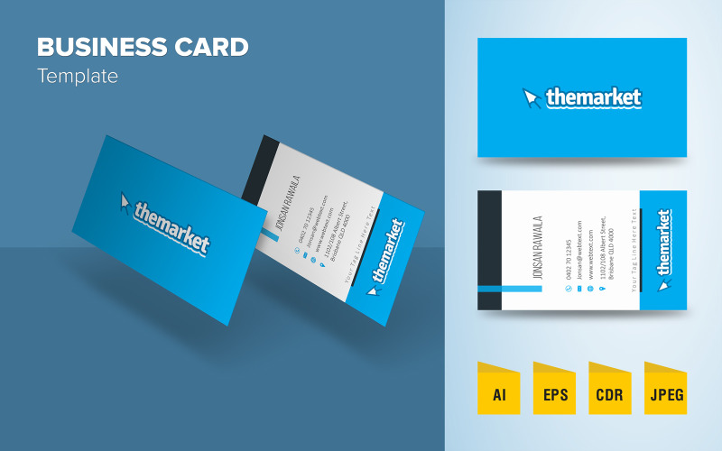 Download Фирменный стиль "Modern Business Card - Corporate Identity Template" / Modern Business Card - Corporate Identity Template - Фирменный стиль на тему графика corporate,business card,clean,creative,design,elegant,professional,stylish,unique,modern,print,printing,layout,template,visiting card,card,business,id,flat,stationery