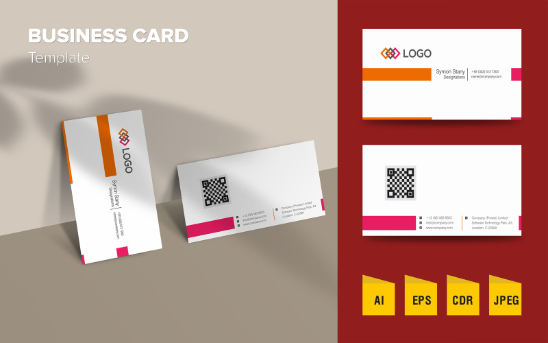 Download Фирменный стиль "Modern Business Card - Corporate Identity Template" / Modern Business Card - Corporate Identity Template - Фирменный стиль на тему графика corporate,business card,clean,creative,design,elegant,professional,stylish,unique,modern,print,printing,layout,template,visiting card,card,business,id,flat,stationery