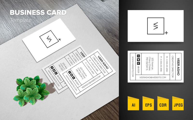 Download Фирменный стиль "Professional Business Card Design - Corporate Identity Template" / Professional Business Card Design - Corporate Identity Template - Фирменный стиль на тему графика corporate,business card,clean,creative,design,elegant,professional,stylish,unique,modern,print,printing,layout,template,visiting card,card,business,id,flat,stationery