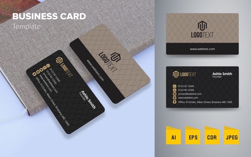 Download Фирменный стиль "Professional Business Card Design - Corporate Identity Template" / Professional Business Card Design - Corporate Identity Template - Фирменный стиль на тему графика corporate,business card,clean,creative,design,elegant,professional,stylish,unique,modern,print,printing,layout,template,visiting card,card,business,id,flat,stationery