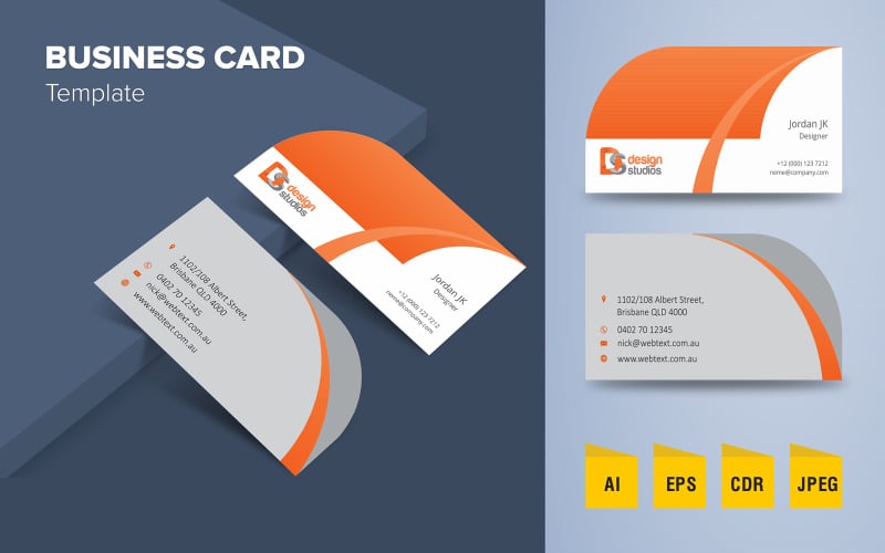 Download Фирменный стиль "Professional Business Card Design - Corporate Identity Template" / Professional Business Card Design - Corporate Identity Template - Фирменный стиль на тему графика corporate,business card,clean,creative,design,elegant,professional,stylish,unique,modern,print,printing,layout,template,visiting card,card,business,id,flat,stationery