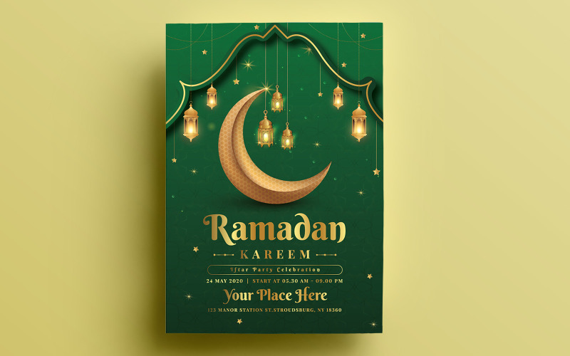 Download Фирменный стиль "Ramadan Flyer - Corporate Identity Template" / Ramadan Flyer - Corporate Identity Template - Фирменный стиль на тему графика ramadan flyer template,flier,vector,background,star,decoration,banner,design,arabic,mosque,pattern,traditional,card,greeting,moon,poster,lantern,eid,arab,ramadan