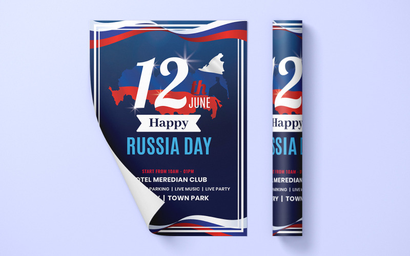 Download Фирменный стиль "Russia Day - Corporate Identity Template" / Russia Day - Corporate Identity Template - Фирменный стиль на тему графика card,fatherland,country,star,template,flag,flier,russia,war,armed,red,event,russian,colours,holiday,vector,greeting,background,military,heraldry