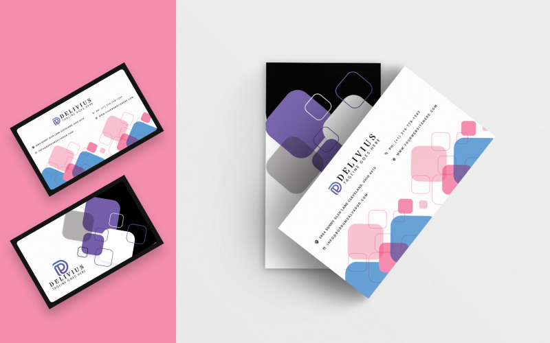 Download Фирменный стиль "Abstract Business Card - Corporate Identity Template" / Abstract Business Card - Corporate Identity Template - Фирменный стиль на тему графика minimal,poster,flyer,businesscard,template,corporate,company,branding,print,vcard,unique,business,card,designer
