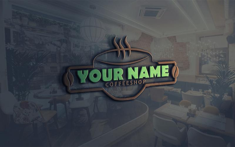 Download Шаблон логотипа "COFFEE SHOP Logo Template" / COFFEE SHOP Logo Template - Шаблон логотипа на тему графика logo,logos,template,coffee,design,shop,templates,fonts,business,creative,interactive,cafe