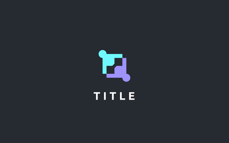 Modello di logo di dati umani