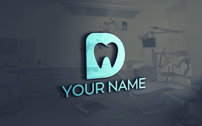 Download Шаблон логотипа "DENTAL Logo Template" / DENTAL Logo Template - Шаблон логотипа на тему графика logo,logos,template,design,templates,fonts,business,creative,interactive,tooth,dentistry,teeth,smile,doctor,health,dental,stomatological