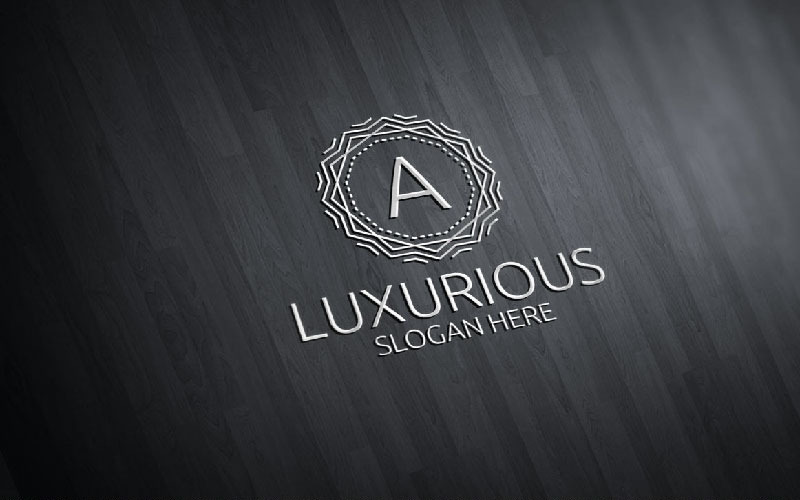Lussuoso modello di logo Royal 22