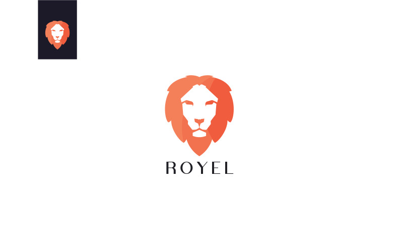 Download Шаблон логотипа "Royal Lion Logo Template" / Royal Lion Logo Template - Шаблон логотипа на тему графика lion,logo,royal,king,emblem,symbol,animal,head,leo,mascot,strength,crest,graphic,crown,power,premium,modern,royalty,zoo,golden