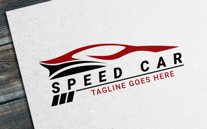 Download Шаблон логотипа "Speed Car Logo design Template" / Speed Car Logo design Template - Шаблон логотипа на тему графика auto,automobile,speed car,car,car logo,professional,racing,sport,best logo,logo,design,red,driving,race,fast logo