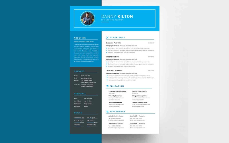 Editable CV and Minimal №126205