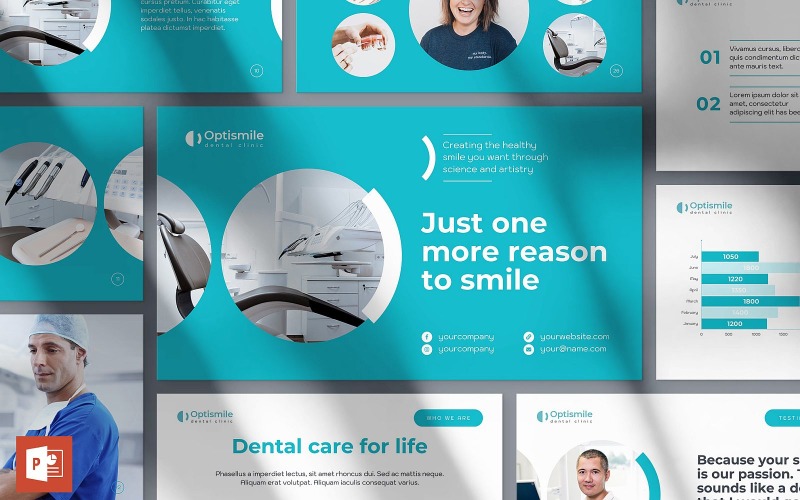 Dental Clinic Presentation PowerPoint-mall