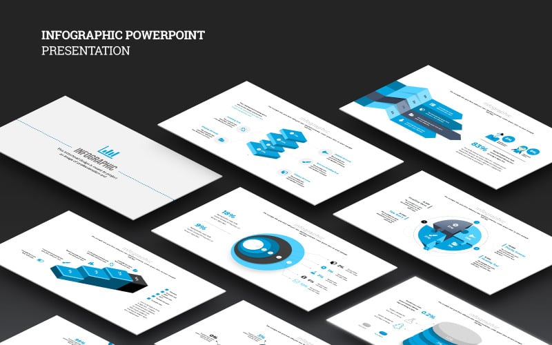 Modèle PowerPoint de présentation infographique
