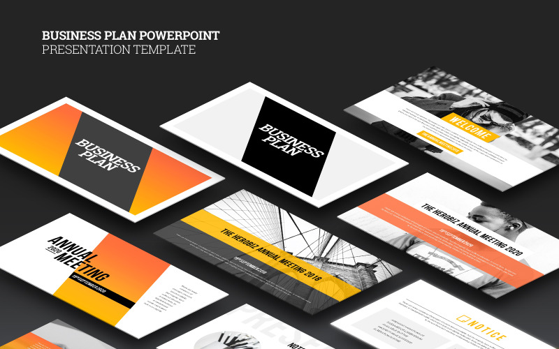 Modello PowerPoint di presentazione del piano aziendale