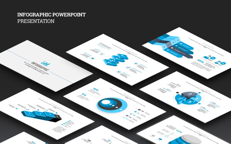 Презентація інфографіки шаблон PowerPoint