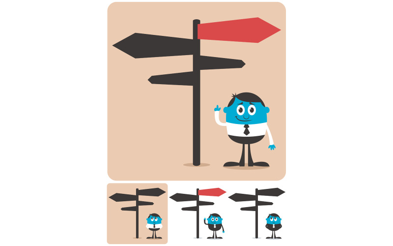 Val och riktning - Illustration