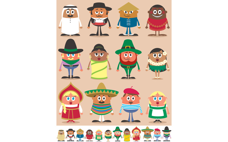 Nationaliteter Del 1 - Illustration