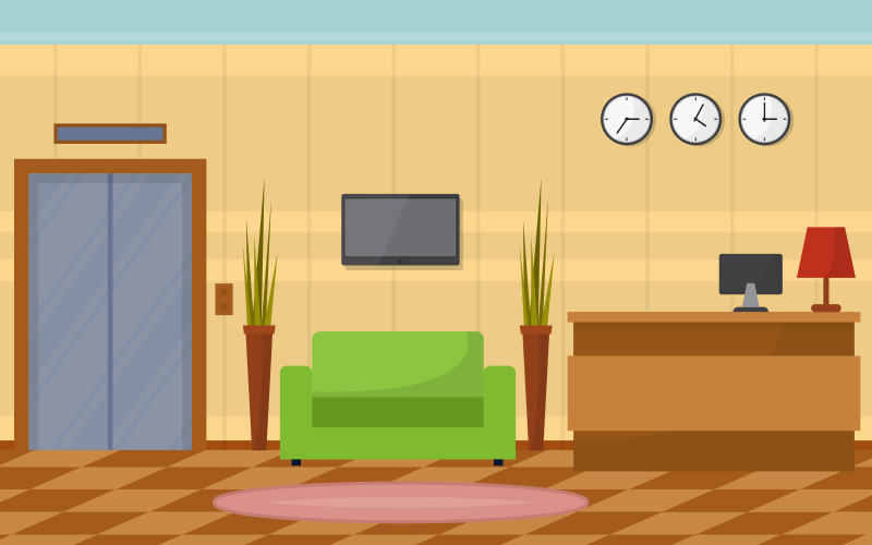 Mobili Hotel Interni - Illustrazione