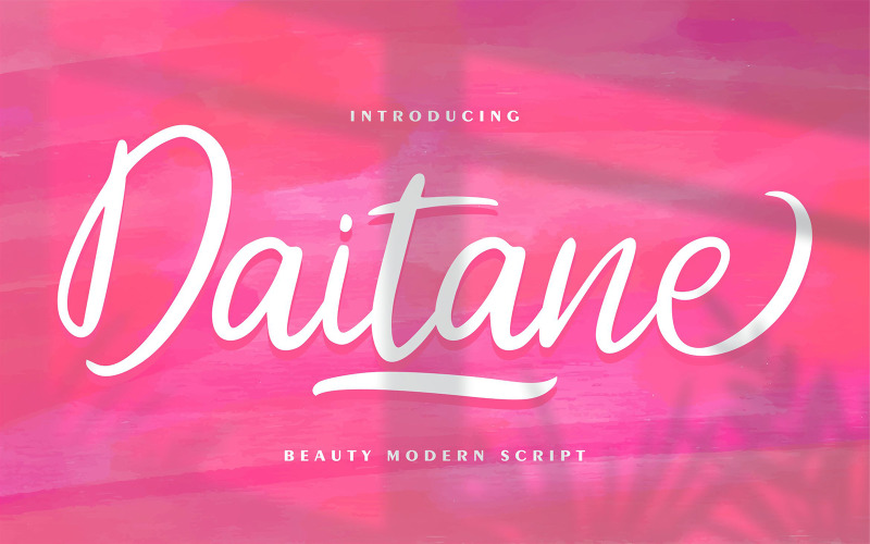 Daitane | Szépség Modern Kurzív Betűtípus