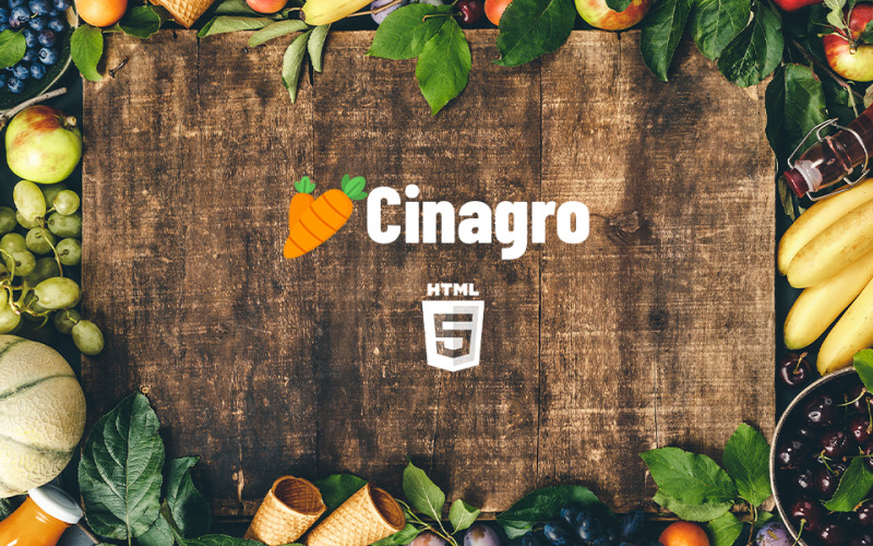 Cinagro - фруктовий шаблон веб-сайту