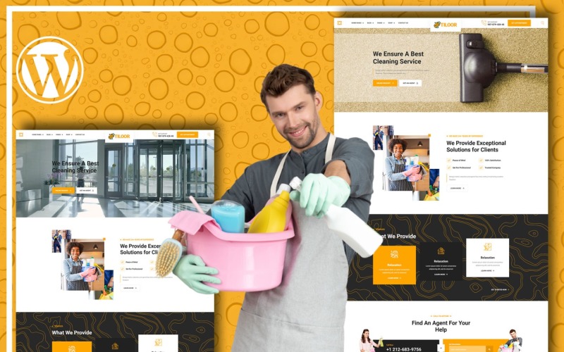 Tiloor - Cleaning Service WordPress Theme