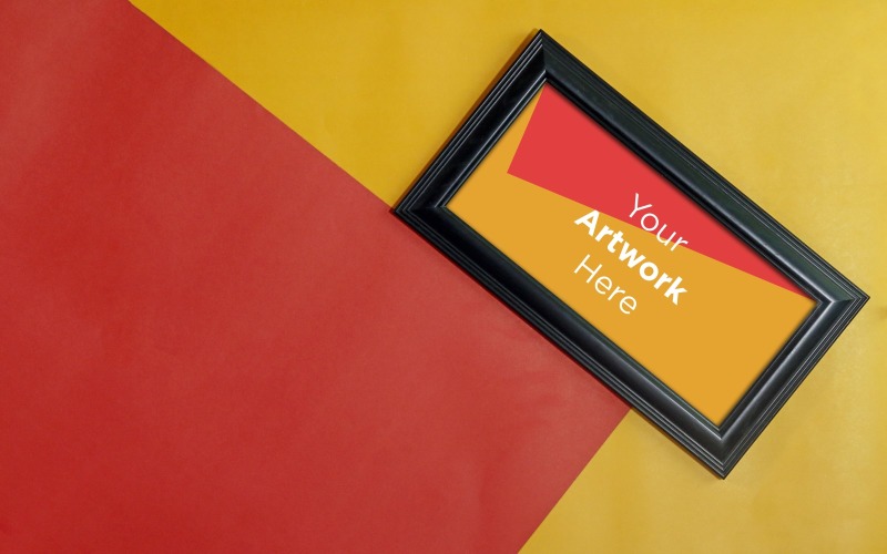 Download Мокап для продукта "Wooden Frame with Color Paper Background product mockup" / Wooden Frame with Color Paper Background product mockup - Мокап для продукта на тему графика frame,mockup,photo,wall,poster,white,picture,mock,up,interior,room,blank,design,background,empty,template,table,image,art,style