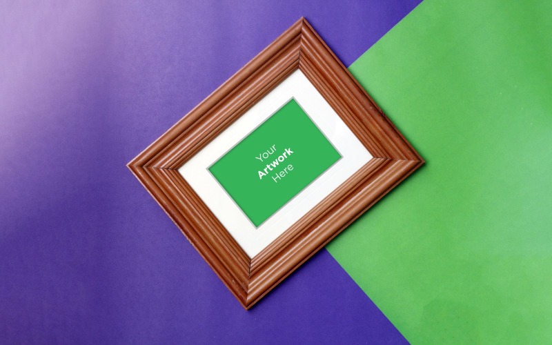 Download Мокап для продукта "Wooden Frame with Color Paper Background product mockup" / Wooden Frame with Color Paper Background product mockup - Мокап для продукта на тему графика frame,mockup,photo,wall,poster,white,picture,mock,up,interior,room,blank,design,background,empty,template,table,image,art,style