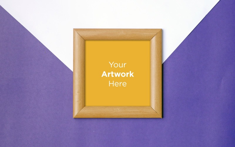 Download Мокап для продукта "Wooden Frame with Color Paper Background product mockup" / Wooden Frame with Color Paper Background product mockup - Мокап для продукта на тему графика frame,mockup,photo,wall,poster,white,picture,mock,up,interior,room,blank,design,background,empty,template,table,image,art,style