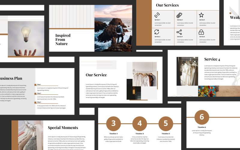 Tania modepresentation PowerPoint-mall