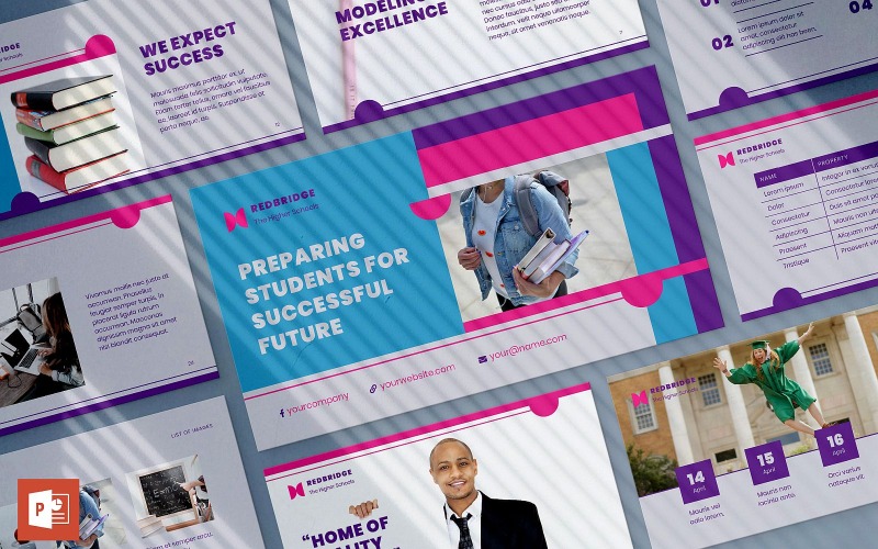 Utbildning Presentation PowerPoint-mall