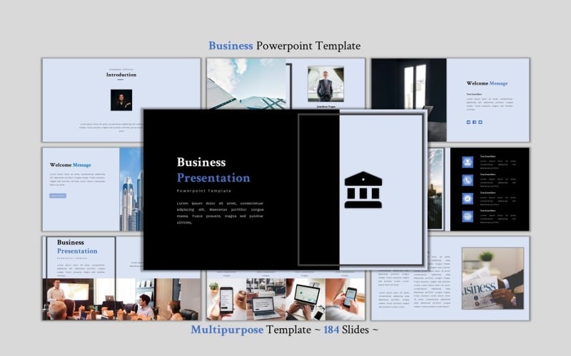 Biznes - Kreatywny uniwersalny szablon PowerPoint
