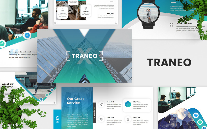 Traneo Business - шаблон Keynote
