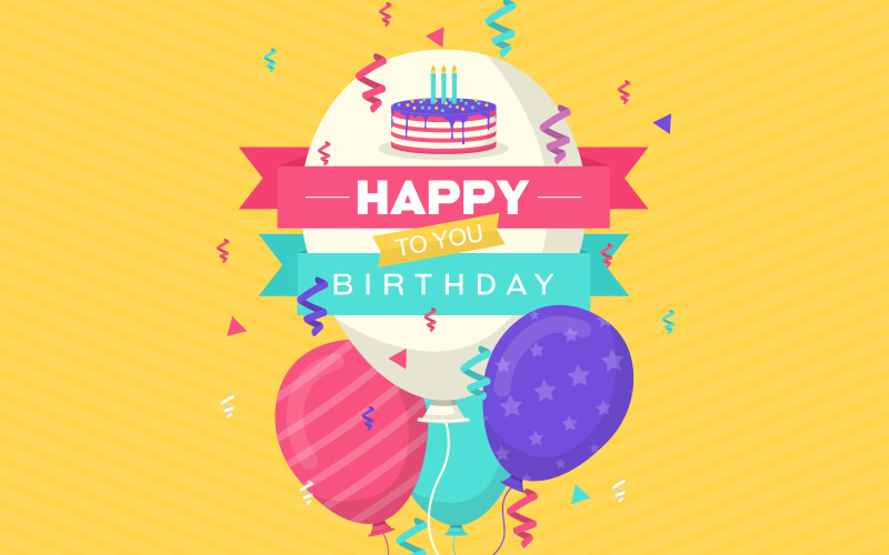 Fond de bannière de fête d'anniversaire