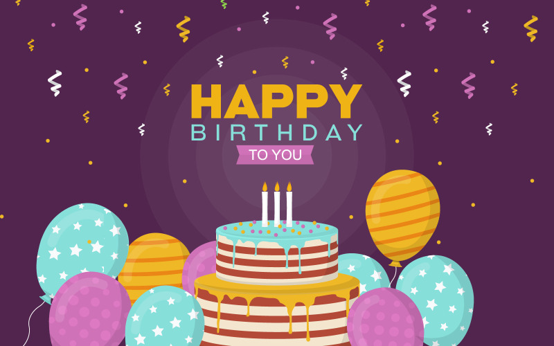 Fundo de festa de comemoração de aniversário