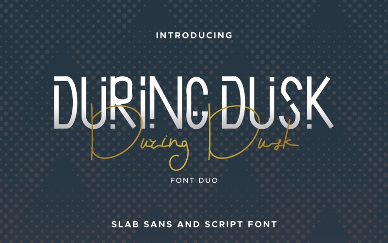 Во время заката шрифт