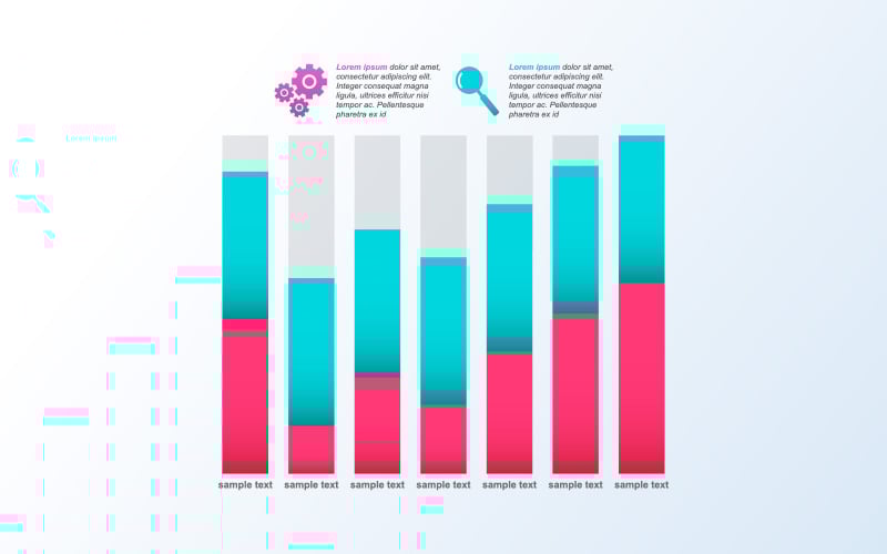 Chart Statistical Economic Infographic Elements