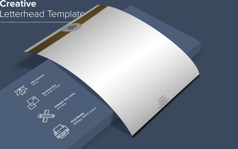Download Фирменный стиль "Modern Letterhead Design - Corporate Identity Template" / Modern Letterhead Design - Corporate Identity Template - Фирменный стиль на тему графика corporate,letterhead,clean,creative,design,elegant,print,professional,simple,stylish,unique,modern,printing,layout,template,business,vector,logo,illustration,graphic