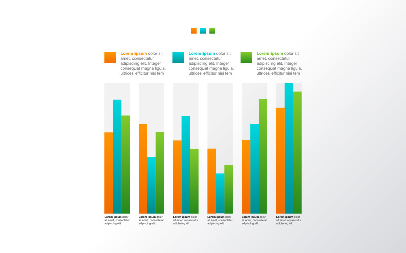 Nach der Krise Wirtschaftsgraph Infografik Elemente