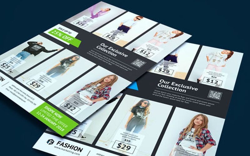 Download Фирменный стиль "Fashion Product Promotion Sale Flyer - Corporate Identity Template" / Fashion Product Promotion Sale Flyer - Corporate Identity Template - Фирменный стиль на тему графика sale friday black offer flyer poster market design discount banner special price template business holiday shopping event advertising fashion day christmas promotion layout protfolio,sale,fri