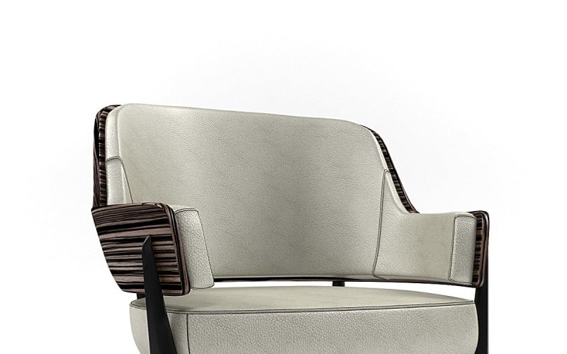 Lowe Lounge Sessel 3D Modell