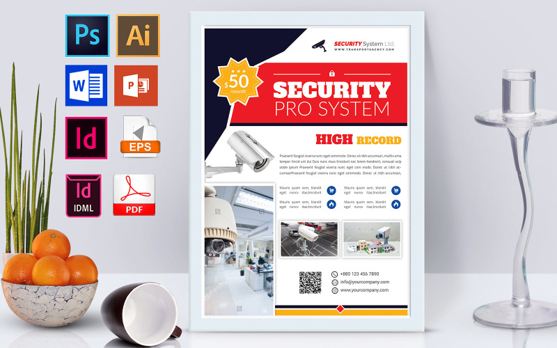Плакат | Security System Vol-03 - Шаблон фирменного стиля