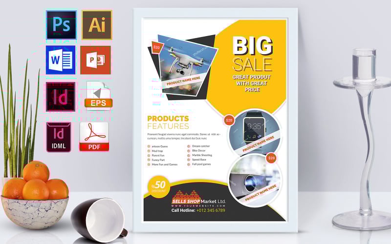 Download Фирменный стиль "Poster | Product Promotional Vol-02 - Corporate Identity Template" / Poster | Product Promotional Vol-02 - Corporate Identity Template - Фирменный стиль на тему графика product,product promotion,product promotion flyer,product promotion poster,product promotional flyer,product promotional poster,product marketing,product handbill,product marketing flyer,prod