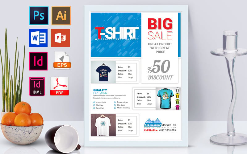 Poster | T Shirt Shop Vol-02 - Corporate Identity Template