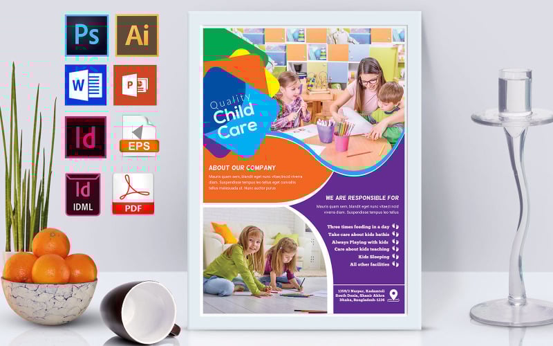 Download Фирменный стиль "Poster | Baby Care Vol-01 - Corporate Identity Template" / Poster | Baby Care Vol-01 - Corporate Identity Template - Фирменный стиль на тему графика baby,child,baby care,child care,flyer,psd,eps,indesign,ms word,ms powerpoint,idml,vector eps,baby flyer,child flyer,poster,baby care flyer,baby care poster,child care flyer,child care poster,