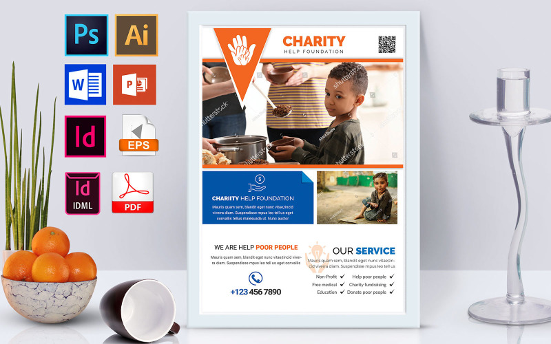 Download Фирменный стиль "Poster | Charity Donation Vol-03 - Corporate Identity Template" / Poster | Charity Donation Vol-03 - Corporate Identity Template - Фирменный стиль на тему графика charity,charity donation,charity people,kids people,child donation,old donation,measure people donation,donate for poor people,donate flyer,donate us flyer,donation flyer,charity flyer,poor p