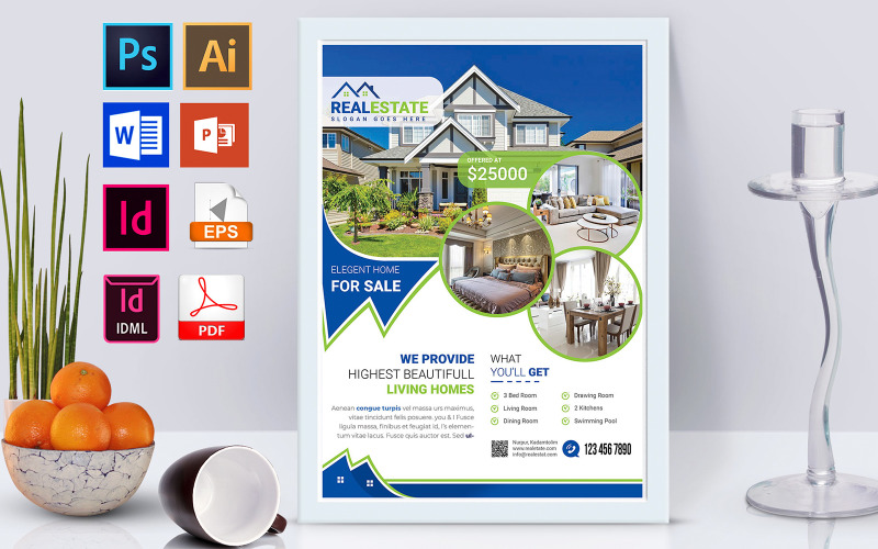 Download Фирменный стиль "Poster | Real Estate Vol-02 - Corporate Identity Template" / Poster | Real Estate Vol-02 - Corporate Identity Template - Фирменный стиль на тему графика home,property,rent,land,house,real estate,building,house plan,home flyer,property flyer,house flyer,real estate flyer,building flyer,rent flyer,home rent flyer,land flyer,land rent flyer,reve