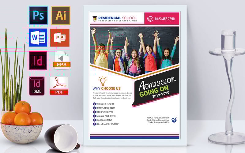 Download Фирменный стиль "Poster | School Vol-03 - Corporate Identity Template" / Poster | School Vol-03 - Corporate Identity Template - Фирменный стиль на тему графика activity,certification,child,children,class,college,curriculum,education,future,designphantom,hobby,intelligence,junior,kid,kindergarten,professional flyer,school,sports school,student,studen